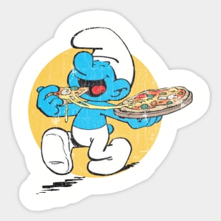 Keep walking and eat pizza Sticker